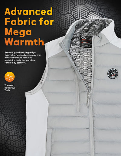 Thermal-Reflective Heated Vest for Men and Women