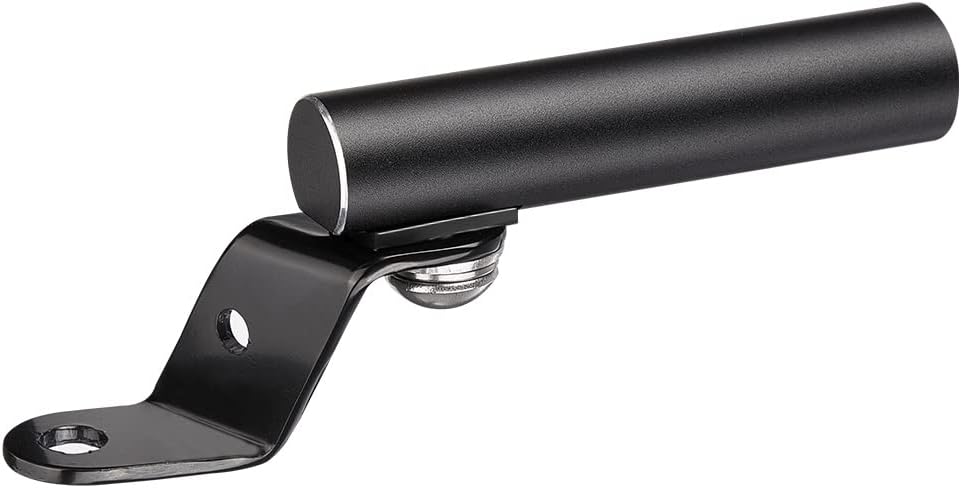 KEMIMOTO バイク ハンドルクランプバー 有効長 74mm アルミ製 錆止め ミラーマウント 汎用 ミラーステー