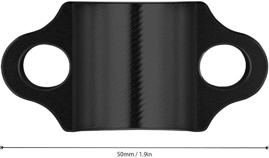 KEMIMOTO バイク ハンドルポスト 30mm アップ ハンドルスペーサー 汎用 φ22mm/22.2mm 対応 CNC 加工 ハンドルバーライザー ブラック