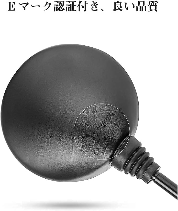 バイク用 可倒式 オフロードミラー 折りたたみ 汎用 8mm/10mm 左右セット レブル250・CT125対応 丸型 ブラック