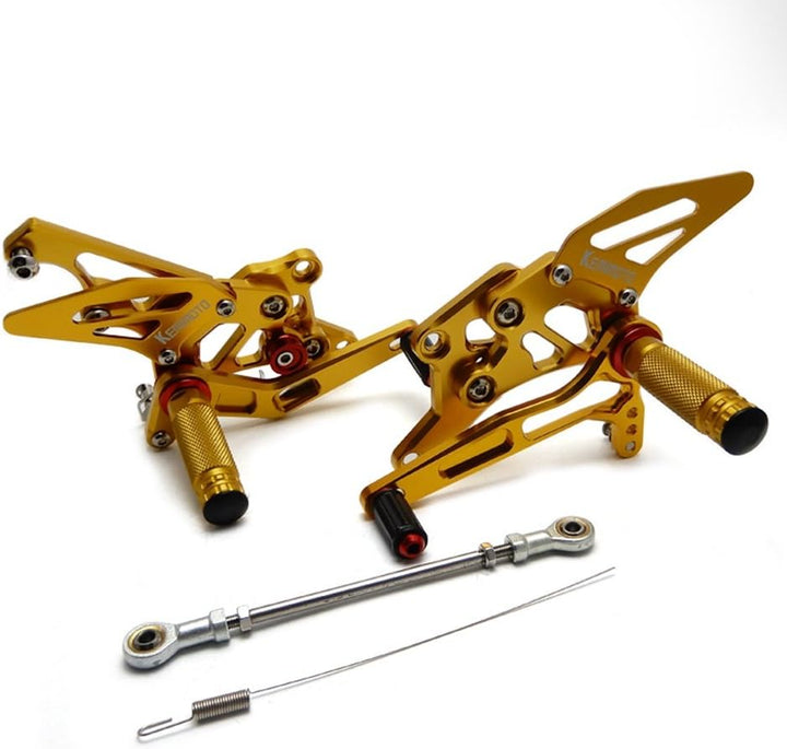 KEMIMOTO ヤマハ R25/R3 MT-03/MT-25 用 バックステップ ゴールド