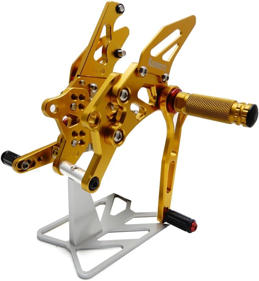 KEMIMOTO ヤマハ R25/R3 MT-03/MT-25 用 バックステップ ゴールド