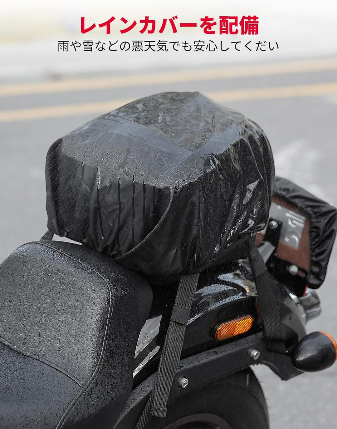 KEMIMOTO バイクシートバッグ 7-12L 防水 コンパクトツーリングバッグ