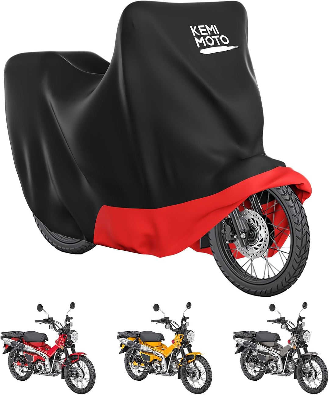 KEMIMOTO CT125 ハンターカブ専用バイクカバー リアボックス対応 300D 防水