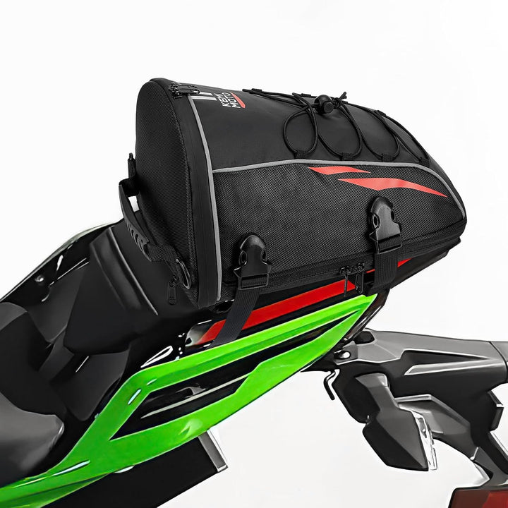 KEMIMOTO 7.5-9L シートカウル風 防水バイクシートバッグ 滑り止め付