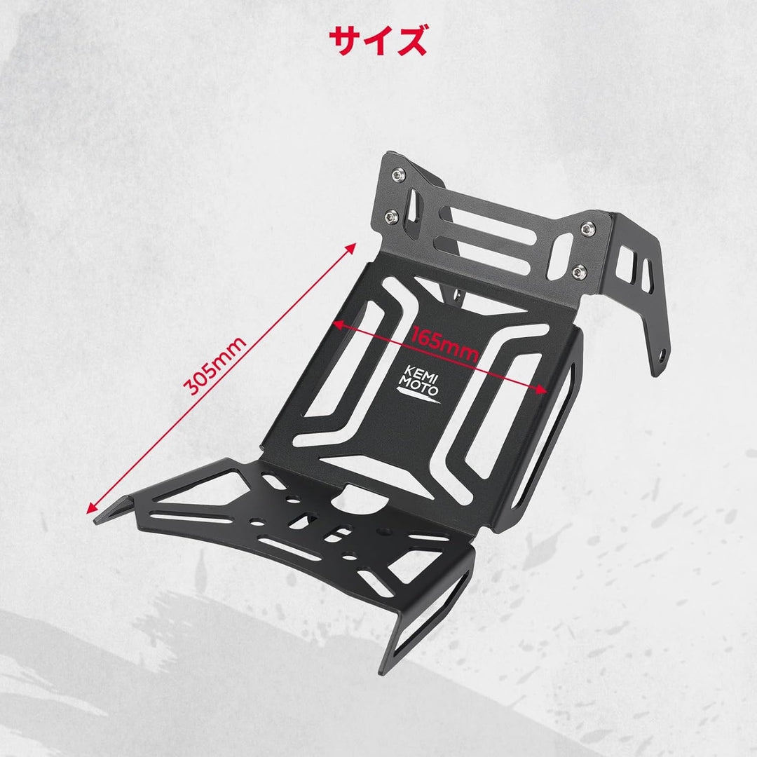 KEMIMOTO CT125・ハンターカブ専用 センターキャリア ベトナムキャリア 高強度 ブラック アクセサリー