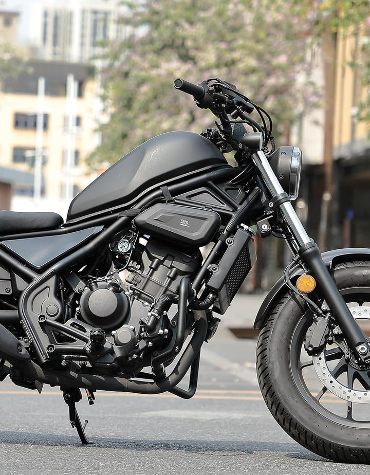 KEMIMOTO バイクサイドバッグ 左右セット 仕分け収納 撥水対応 小物収納 取付簡単 サドルバッグ ブラック