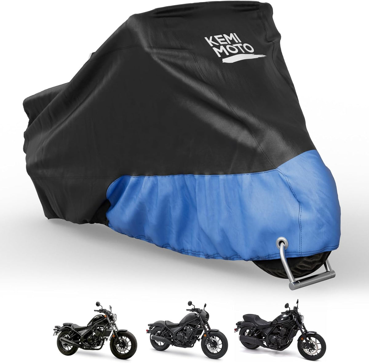 Kemimotoレブル専用バイクカバー - 高機能防護、UVカット、盗難防止、専用デザイン (レブル250/500/1100 2020-2022年式対応)