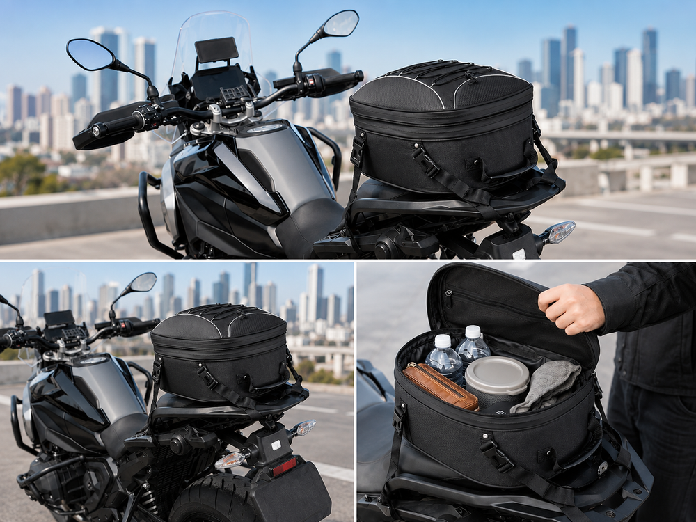 バイク用シートバッグ 22-34L拡張型 保冷バッグ付属 – JP Kemimoto バイク用シートバッグ 22-34L拡張型 保冷バッグ付属 – JP Kemimoto