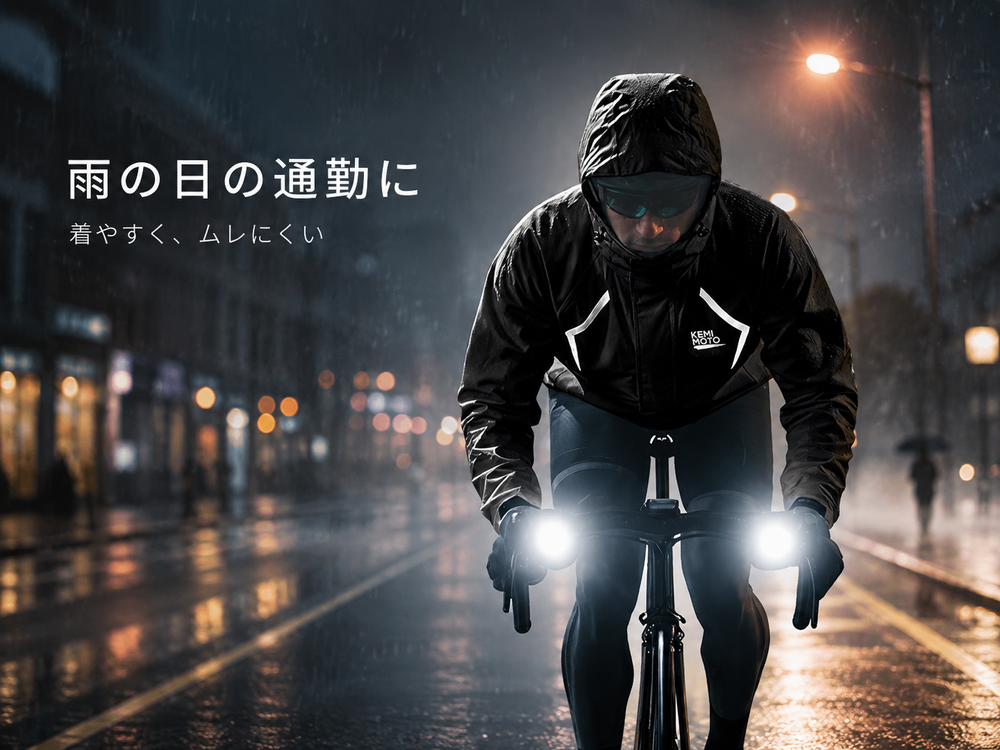 雨の日の通勤や送り迎え