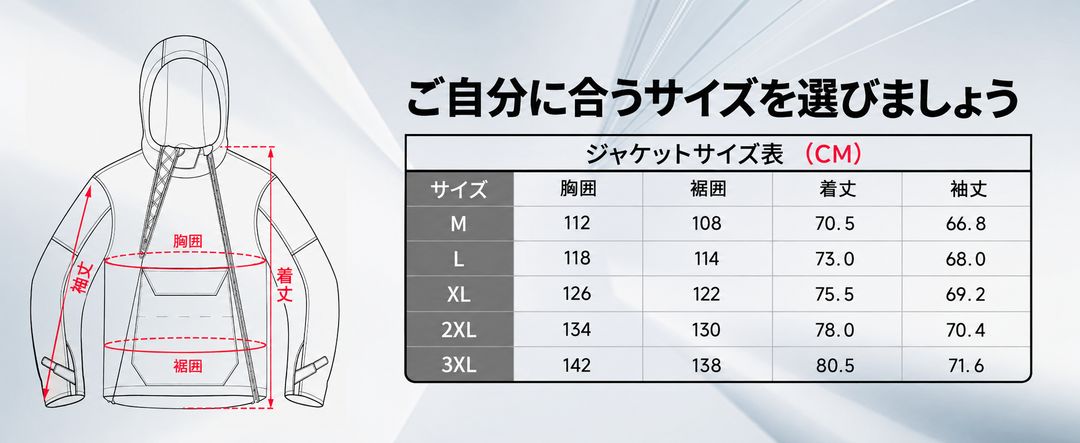 270gインナー・CEプロテクター付き3-in-1防風ソフトシェルバイクジャケット