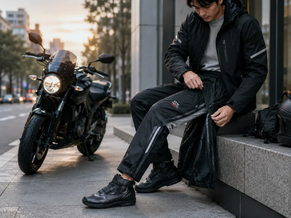 冬のバイク通勤