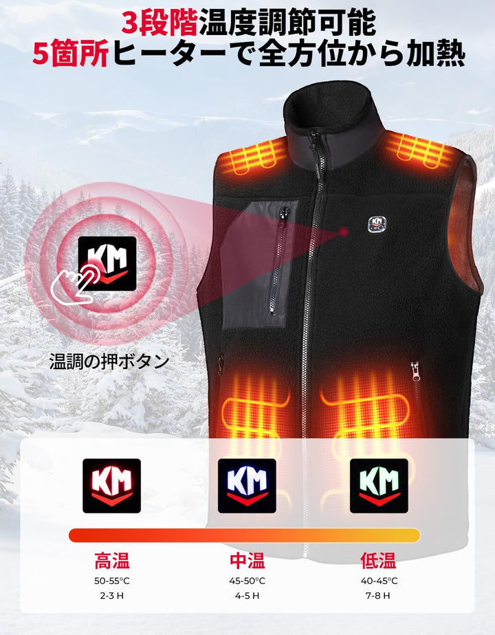 Heatech ヒーテック 7A 電熱ジャケット インナージャケット Lサイズ