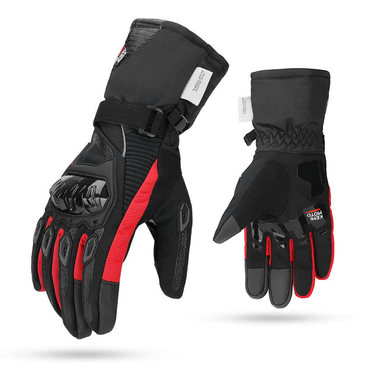 バイク グローブ 冬用 大容量バッテリー/充電器付き 三階段温度調整