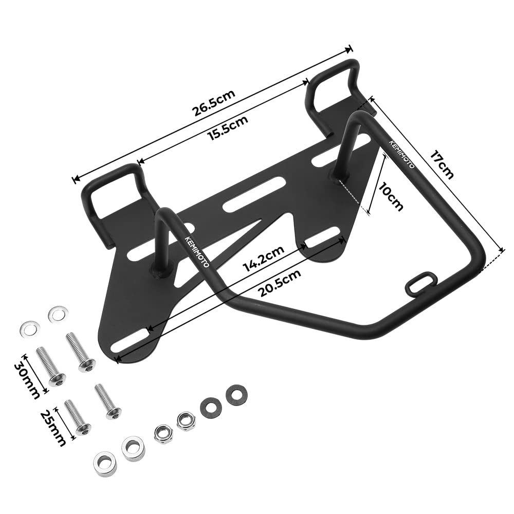 Yabiic レブル250 / レブル 500 サイドバッグサポート (左側専用