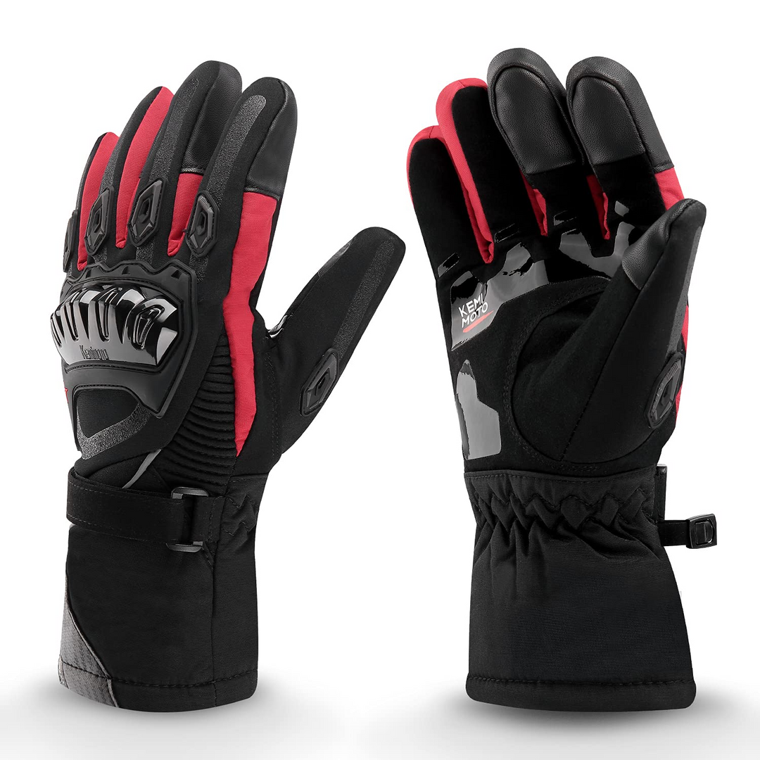 バイク グローブ 冬用 大容量バッテリー/充電器付き 三階段温度調整